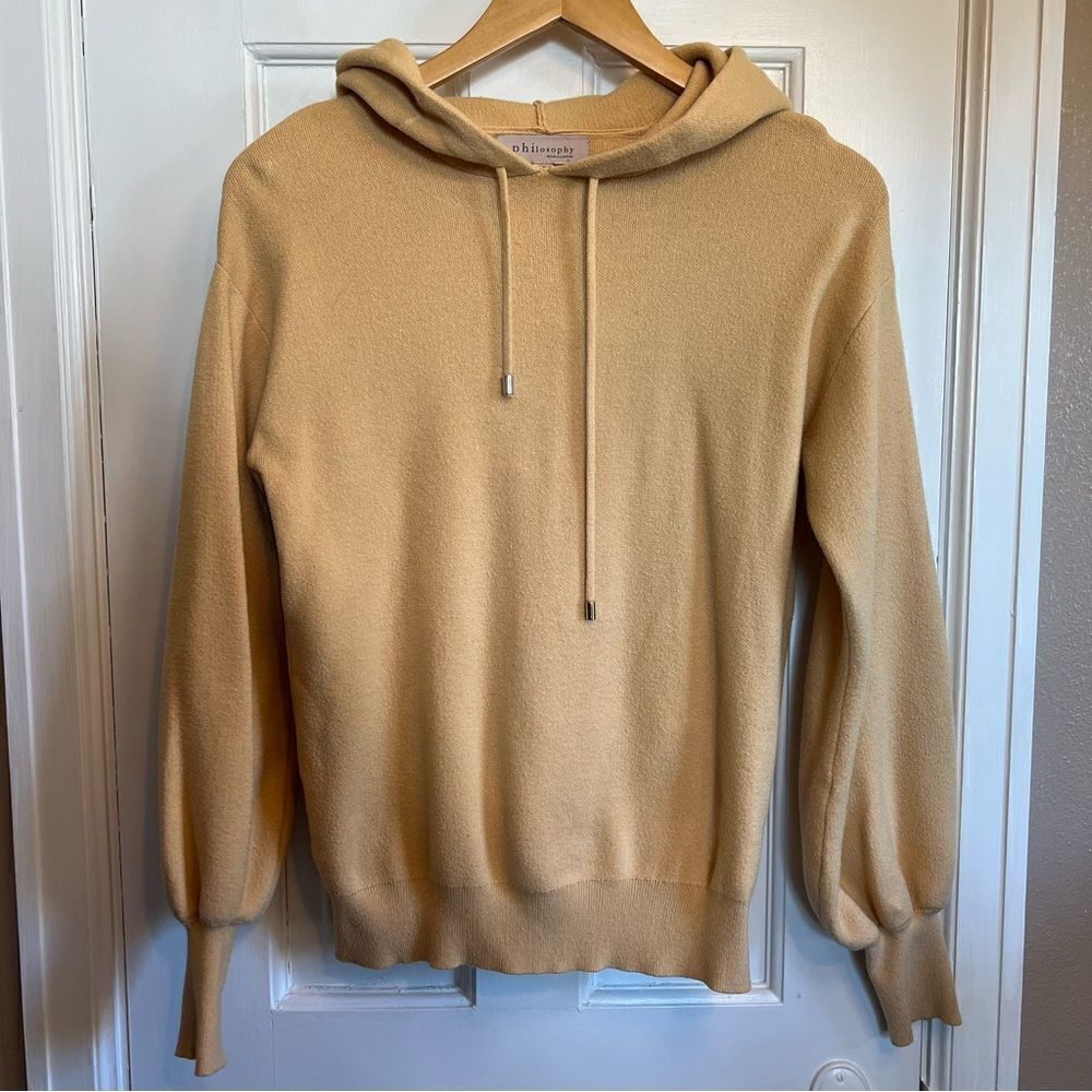 Philosophy Republic Mustard Pullover hooded Sweatshirt (s)
